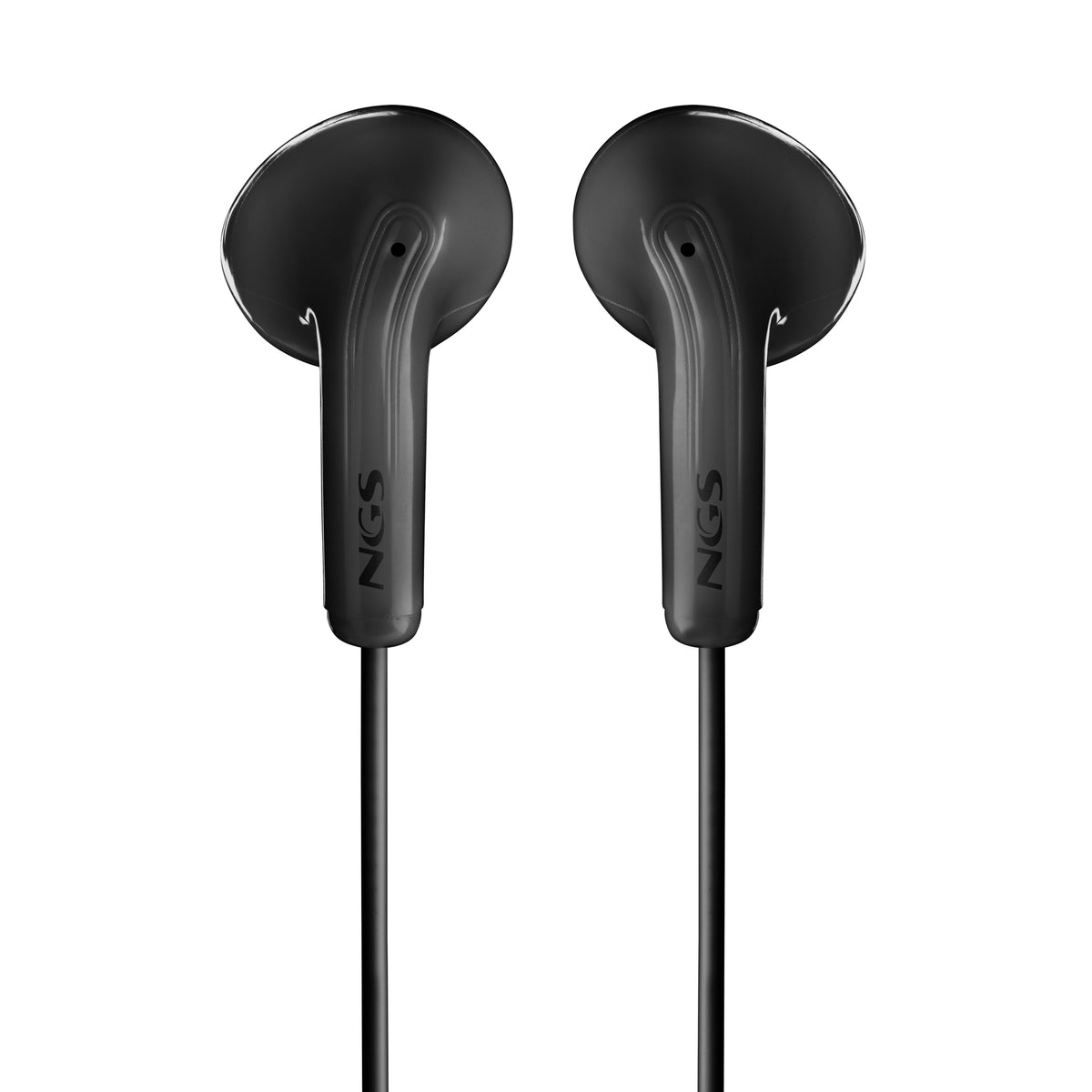 NGS Auricular Preto Estéreo Cabo JACK 3.5 Mm