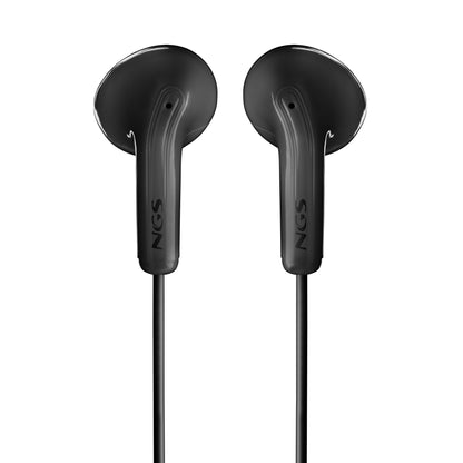NGS Auricular Preto Estéreo Cabo JACK 3.5 Mm