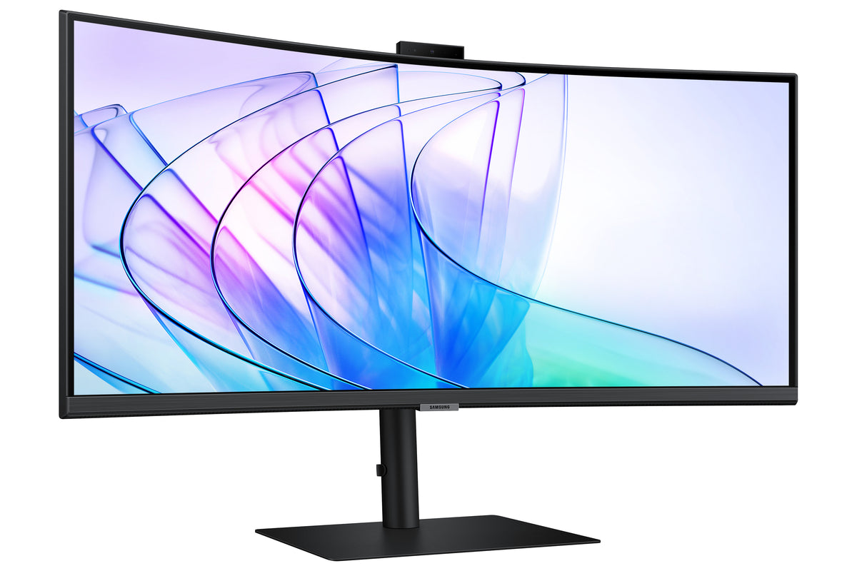 Monitor Samsung ViewFinity LS34C652VAU / LS34C652VAUXEN preto - imagem 3