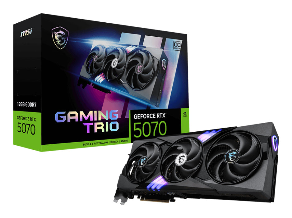 Placa gráfica MSI VGA NVIDIA RTX 5070 12G de jogos TRIO OC DDR7 - imagem 4