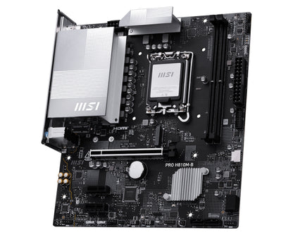 MSI Placa Base PRO H810M-B DDR5 mATX LGA1851 - imagem 6