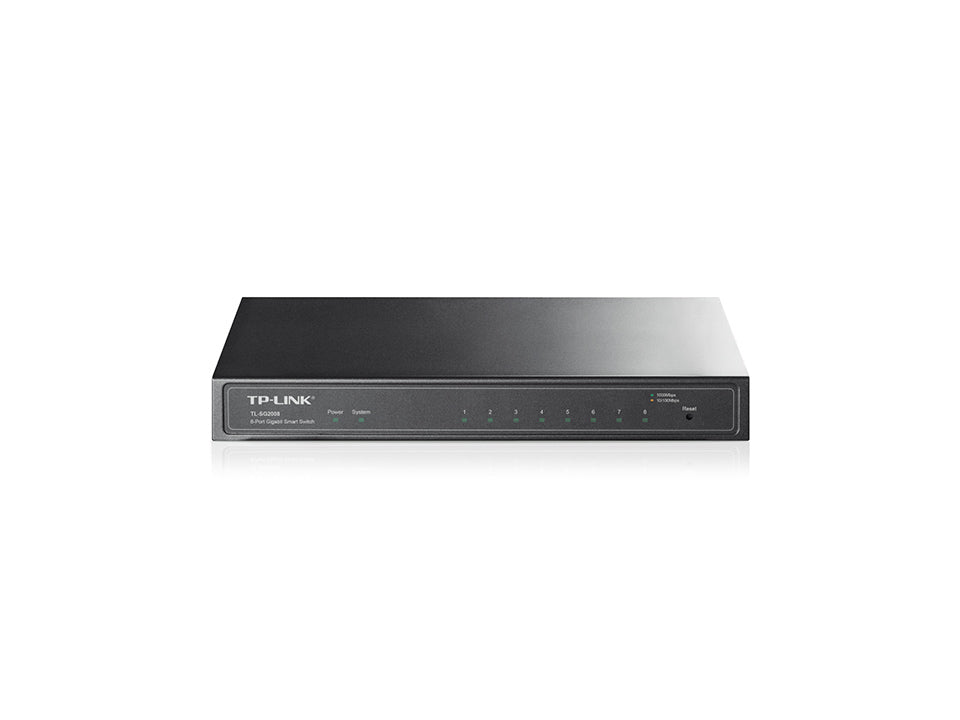 Switch de Rede TP-Link SG2008 JetStream Smart 8xGB