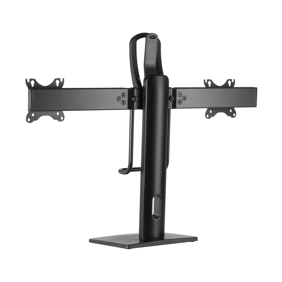 Suporte de secretária com contrapeso para 2 monitores Aisens DT27TSR-065/ Giratório/ Inclinação/ Amarração 6kg