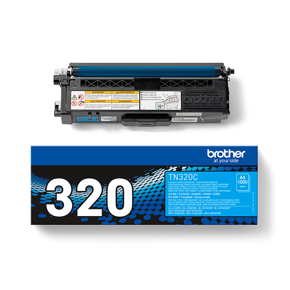 Brother Toner TN-320C / TN320C Cyan Standard - imagem 6