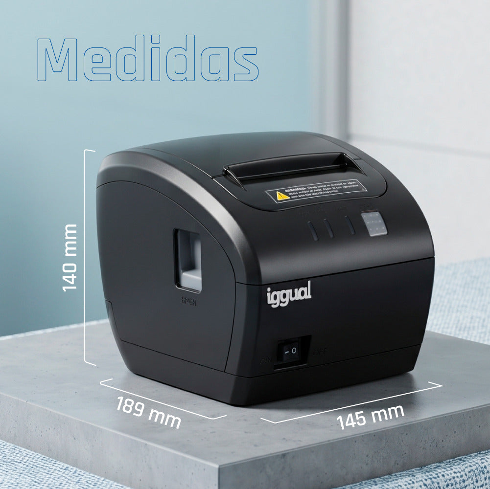 Impressora iggual térmica TP7001 USB+RS232+RJ45 - imagem 16