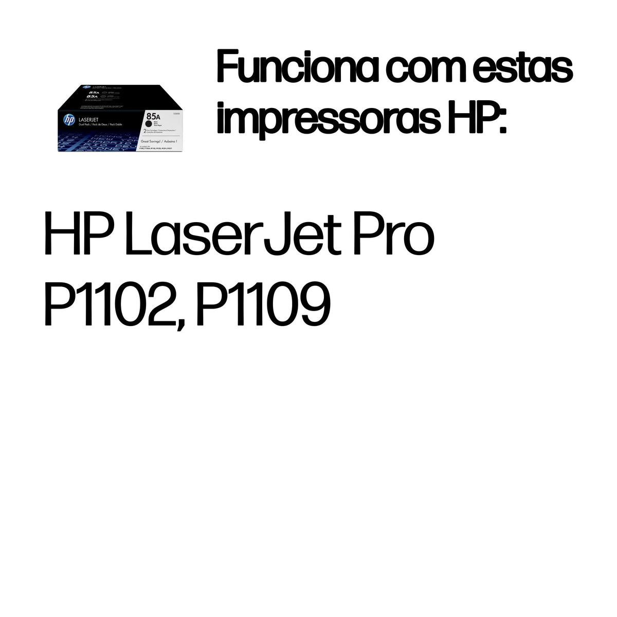 HP Toner 85A / CE285AD preto conjunto de 2 - imagem 3