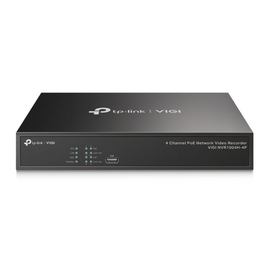 Gravador de Vídeo em Rede TP-Link Video recorder NVR1004H-4P / VIGI NVR1004H-4P preto Standard