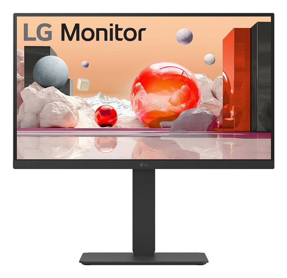 Monitor Profesional LG 24BA850-B 23.8"/ Full HD/ Webcam/ Multimedia/ preto