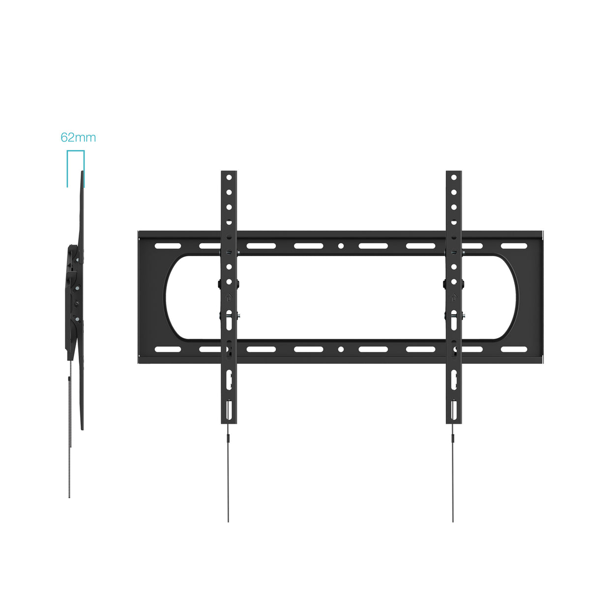 Suporte TV Tooq LP3710T-B Inclinable Parede 37"-140" - imagem 8