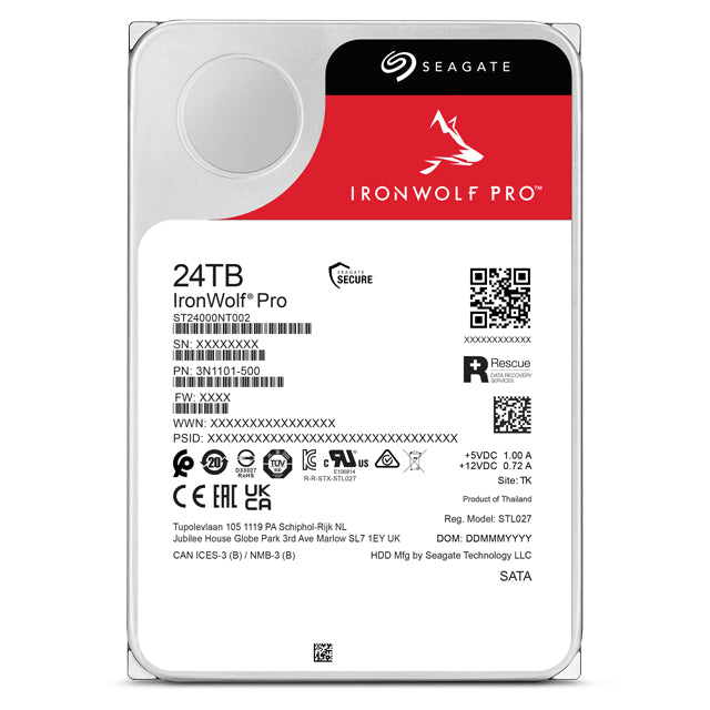 Disco rígido Seagate IronWolf Pro NAS ST24000NT002 24TB 3.5" SA - imagem 5