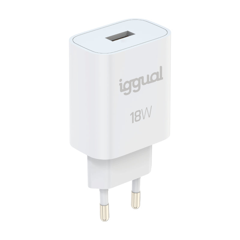 Carregador iggual 1xUSB-A carga rápida QC3.0 18W - imagem 11
