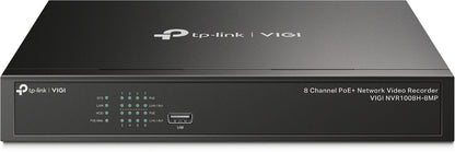 Gravador de Vídeo em Rede VIGI Grabador IP NVR1008H-8MP Rack 01 HDD 08 C PoE