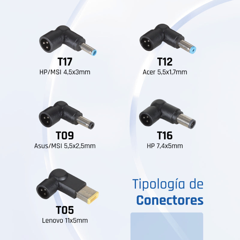 Carregador para Portátil iggual Universal automático CUA-5T-120W - imagem 7
