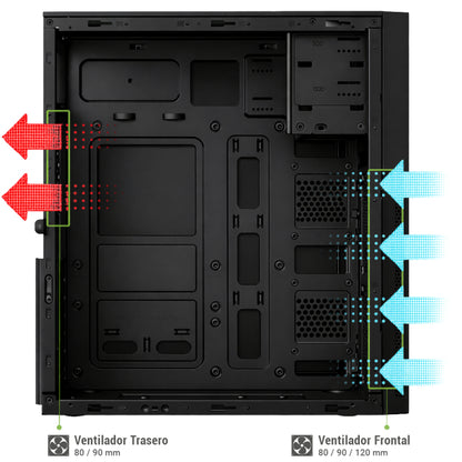 Caixa de Computador Coolbox Caja ATX A780 USB-C 3.2 Gen1 F.650W 85+ - imagem 29