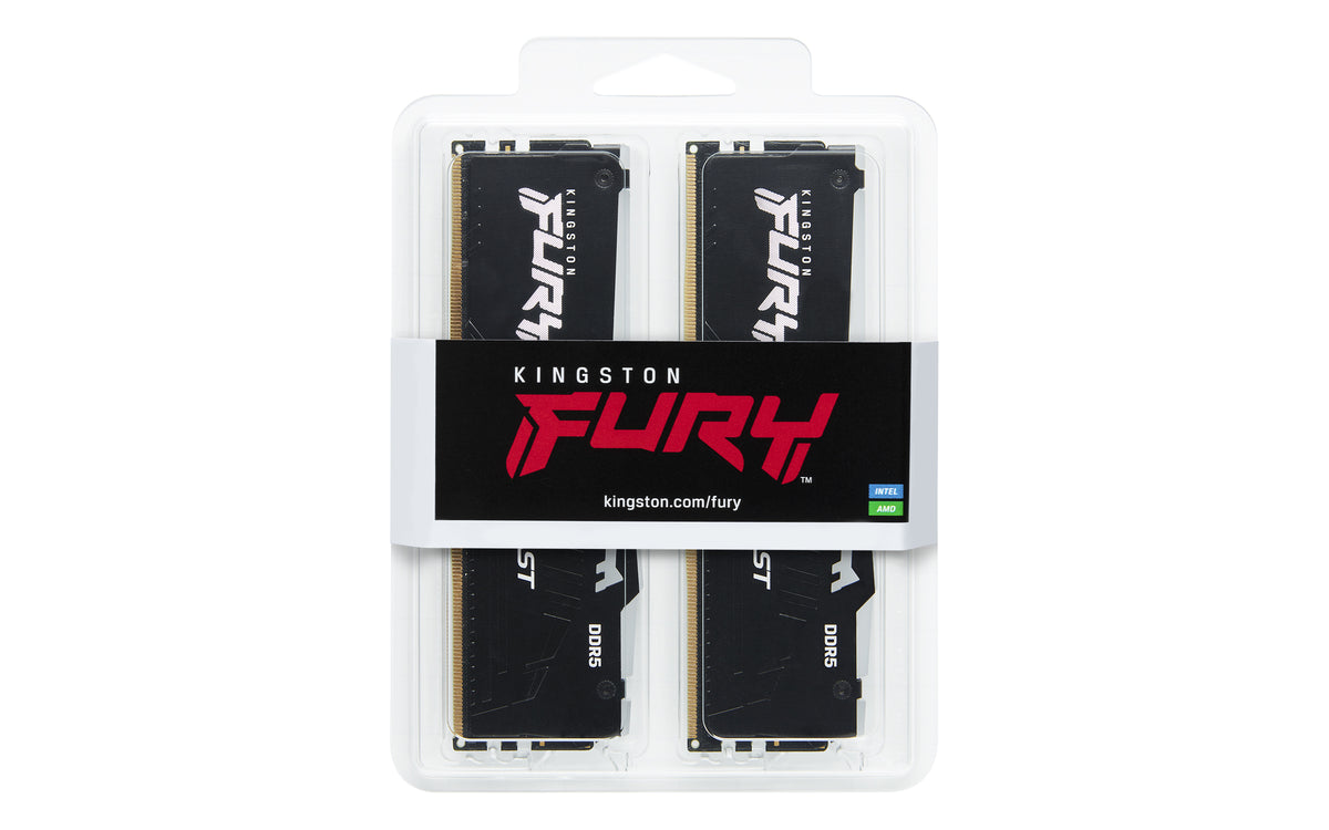 Memória RAM Kingston FURY Beast 2 x 8GB/ DDR5/ 5600MHz/ 1.25V/ CL40/ DIMM