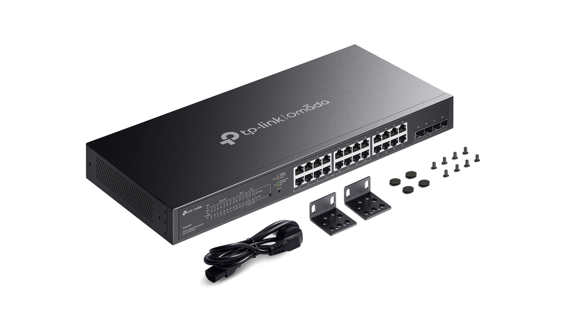Switch de Rede TP-Link Omada SG2428LP V1 / SG2428LP cinzento - imagem 6