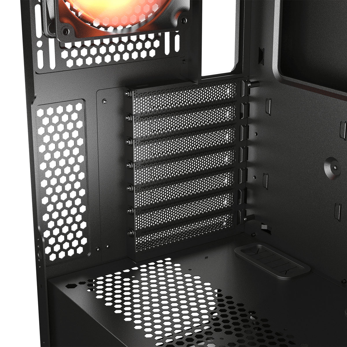 Caixa de Computador Cougar Caja Semitorre Airface Eco Rgb preto - imagem 17