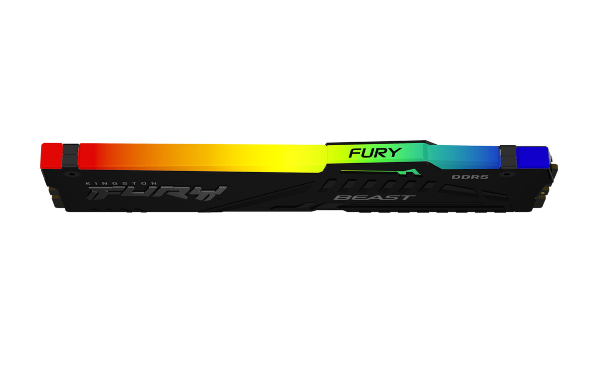 Memória RAM FURY Beast RGB 8GB/ DDR5/ 5600MHz/ 1.25V/ CL40/ DIMM Kingston