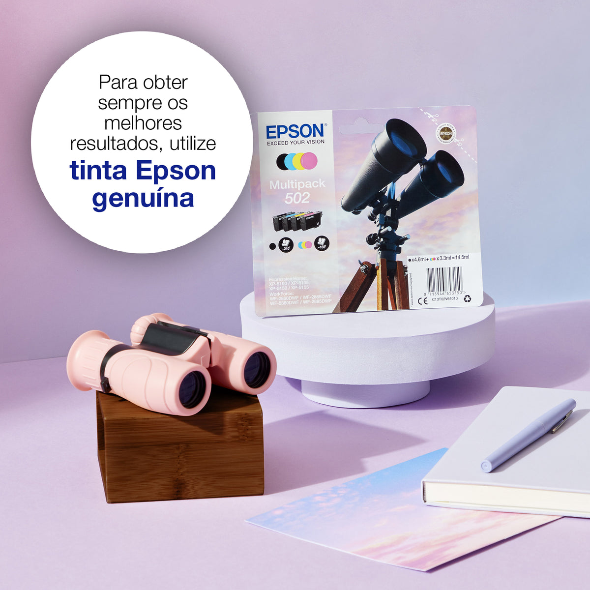 Epson Ink 502XL / C13T02W14010 preto Standard - imagem 4