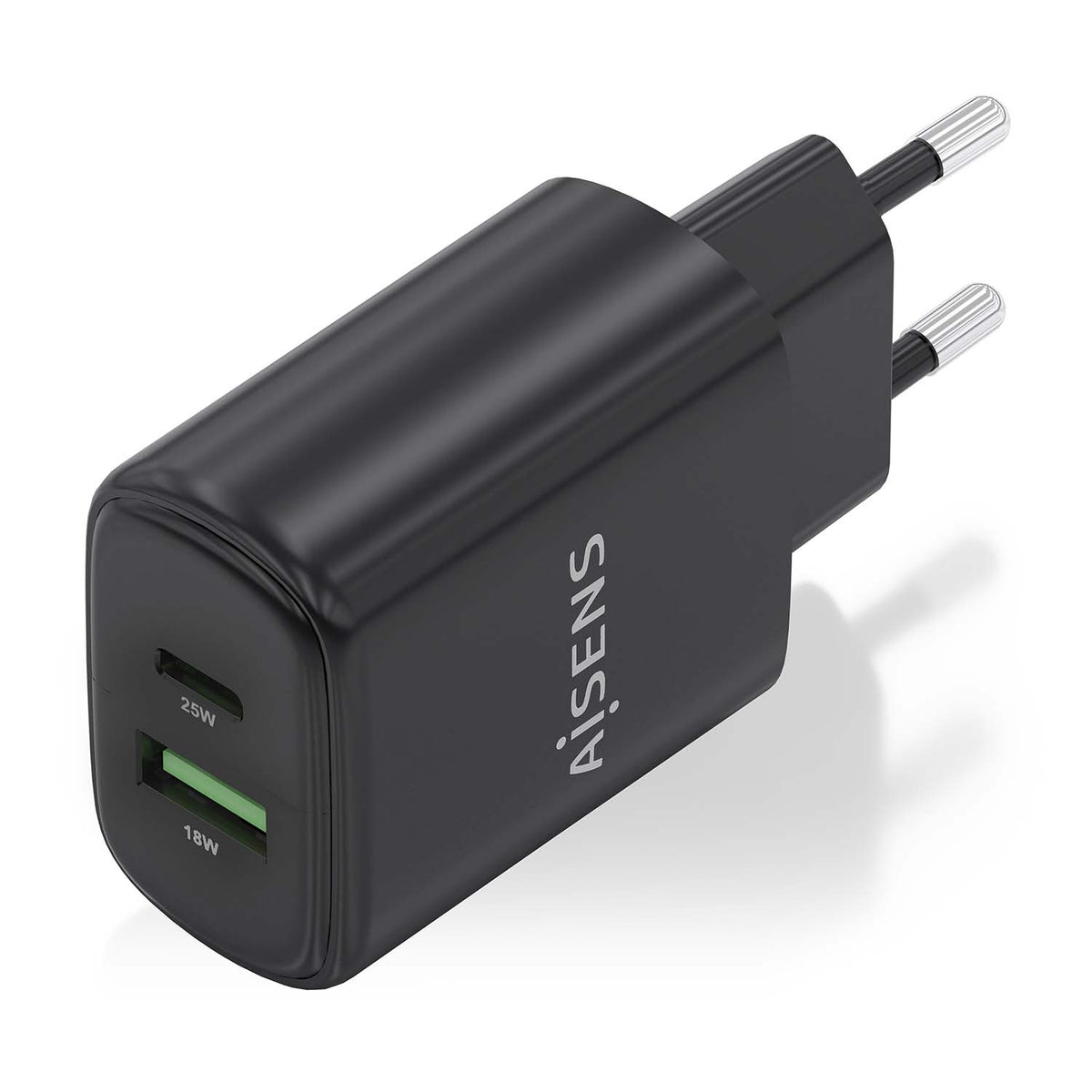 Carregador Aisens GaN 25W USB-C PD 3.0 USB-A QC3.0 - imagem 4