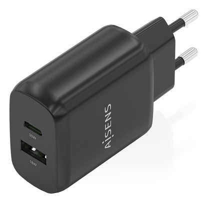 Carregador Aisens GaN 30W USB-C PD3.0 QC4.0 USB-A - imagem 3
