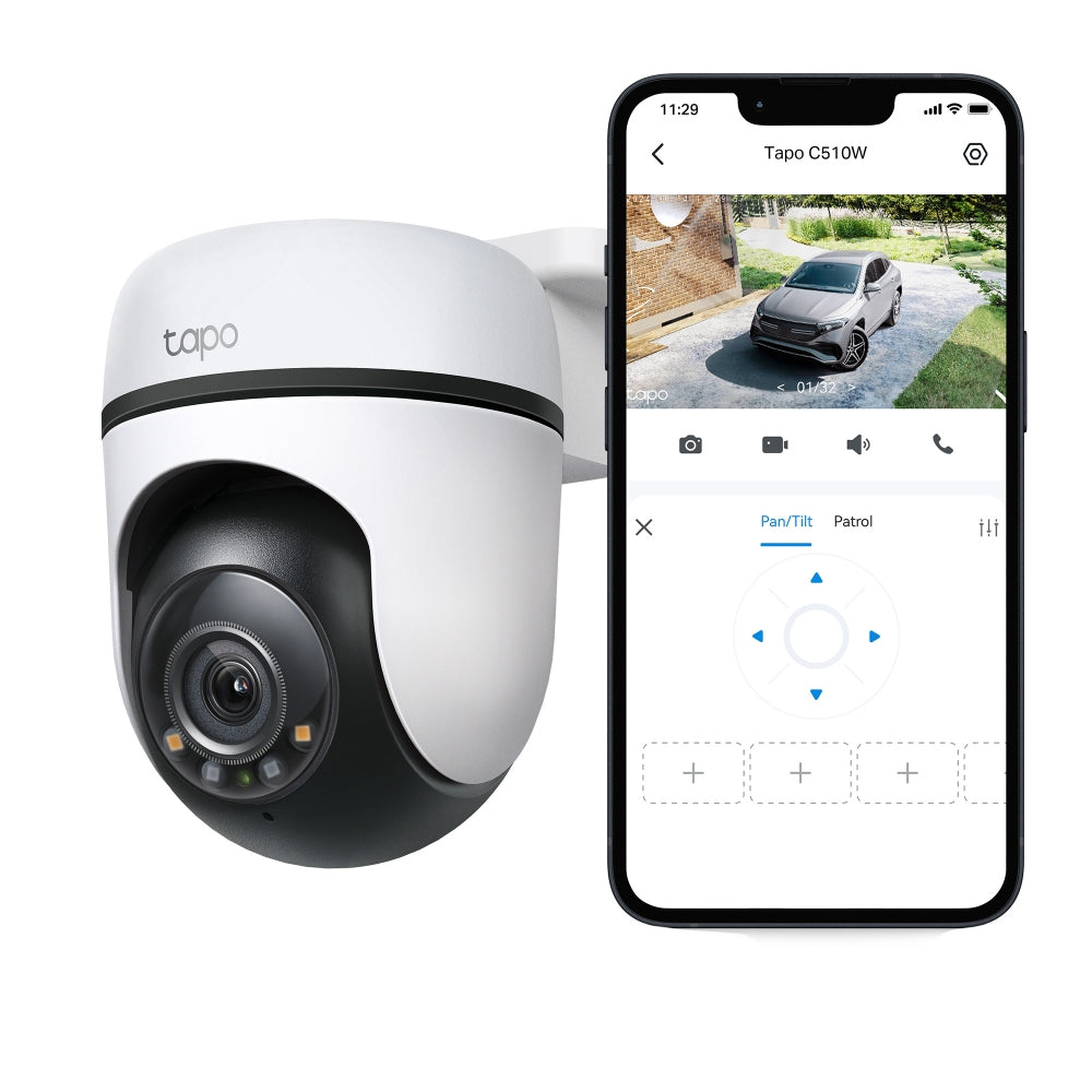 Câmara de Vigilância TP-Link C510W / TAPO C510W branco, preto - imagem 7