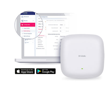 Ponto de Acesso D-Link DAP-X2810 Punto Acceso PoE AX1800 Wi-Fi6 - imagem 11