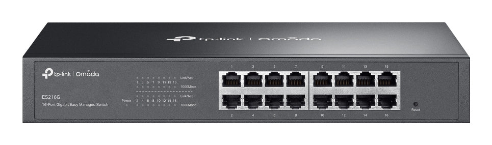 Bastidor TP-Link ES216G Switch 16xGbE Metal 1U
