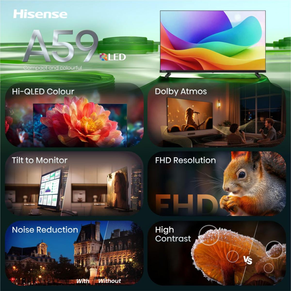 Televisão Hisense 20018229 - Hisense