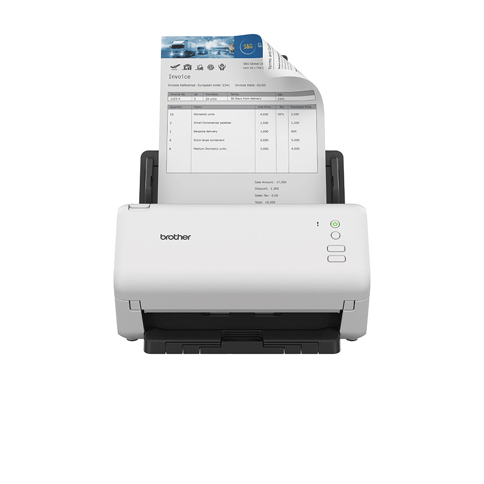 Digitalizador Brother Digitalização ADS4100 Duplex