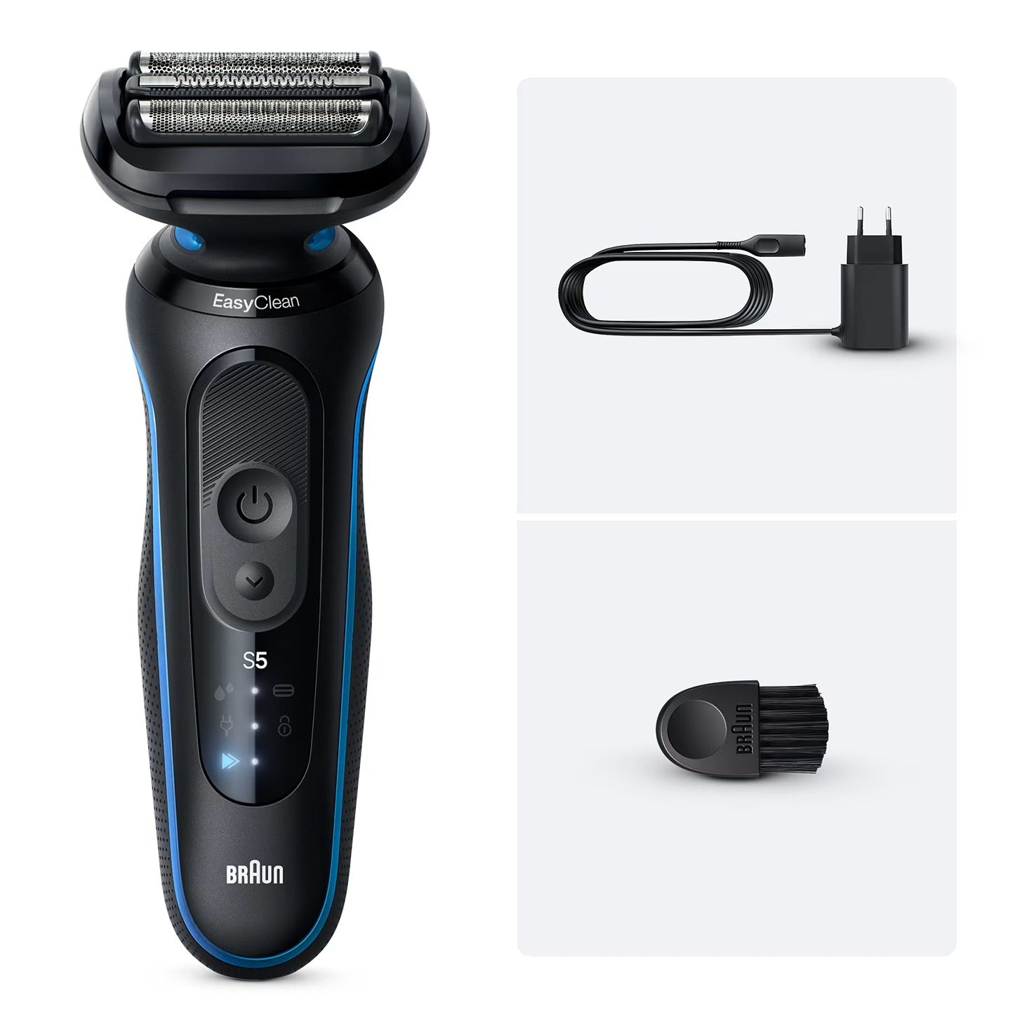 Máquina de Barbear Braun Série 5 52-B1000s / 52-B1000S preto