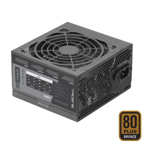 Fonte de Alimentação TACENSANIMA APB550 550W 80PLUS BRONZE Silencioso Preto