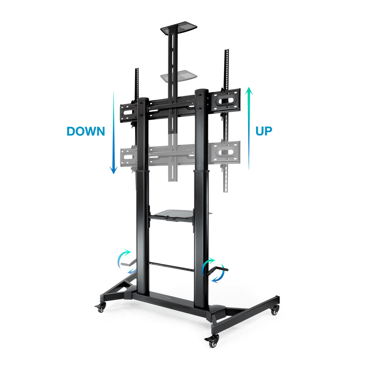 Tooq FS20400HM-B Soporte suelo 60"-100" regulable - imagem 7