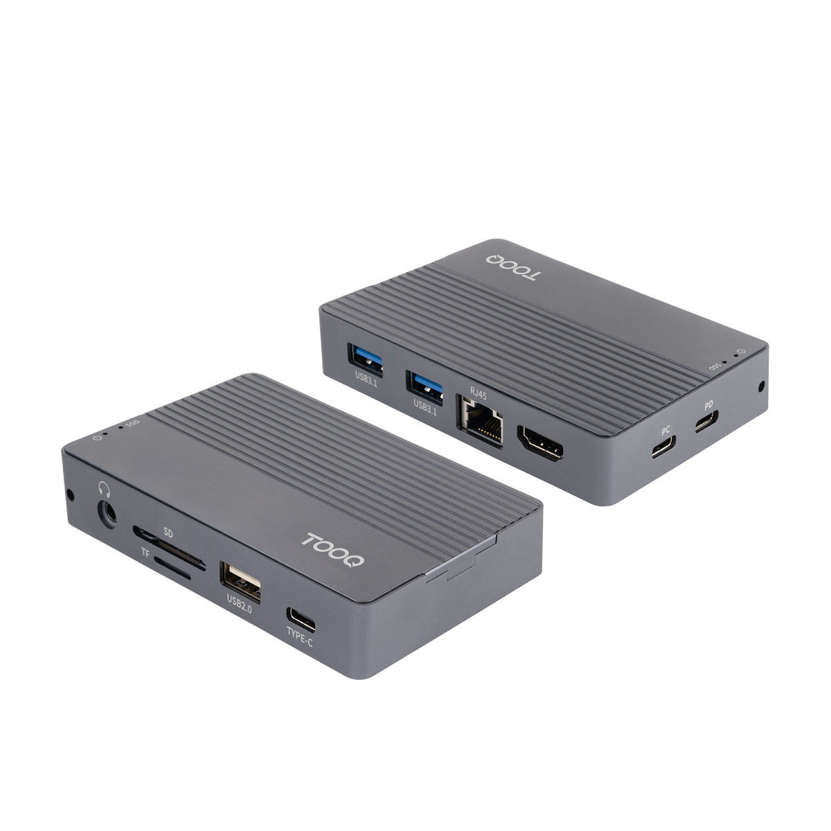Caixa para Disco Tooq Caja Externa+HUB M.2 NGFF/NVMe USB3.2 Gen3 - imagem 3