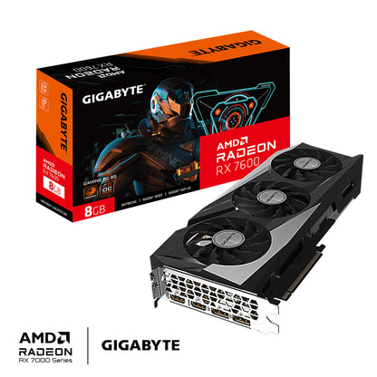 Placa gráfica Gigabyte VGA AMD RX 7600 de jogos OC 8GB - imagem 9