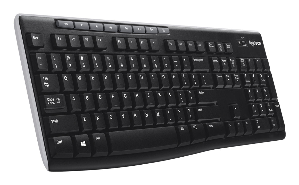 Teclado Logitech K270 / 920-003052 preto