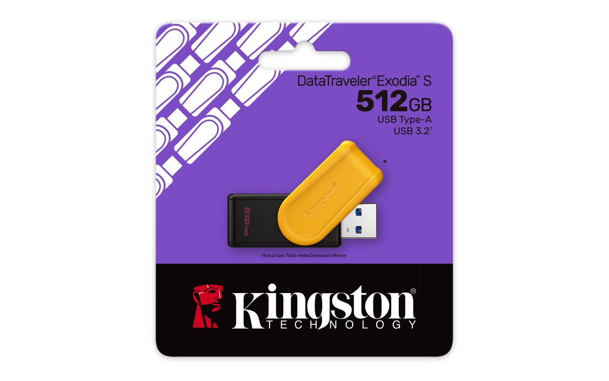 Pen USB Kingston DataTraveler Exodia S 512GB USB 3.2 Gen 1 - imagem 7