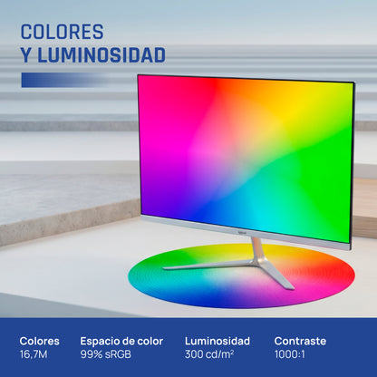 Monitor iggual 24" IPS 1ms FHD 120Hz MM Branco - imagem 9