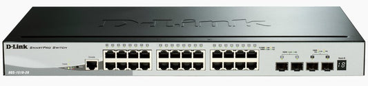 Switch de Rede D-Link DGS-1510-28X/E L2 24xGB 4x10Gb SFP+