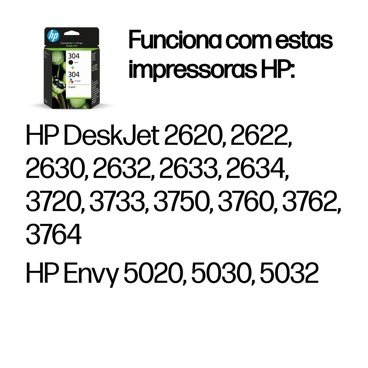 HP Ink 304 / 3JB05AE BK,C,M,e Multipack - imagem 2