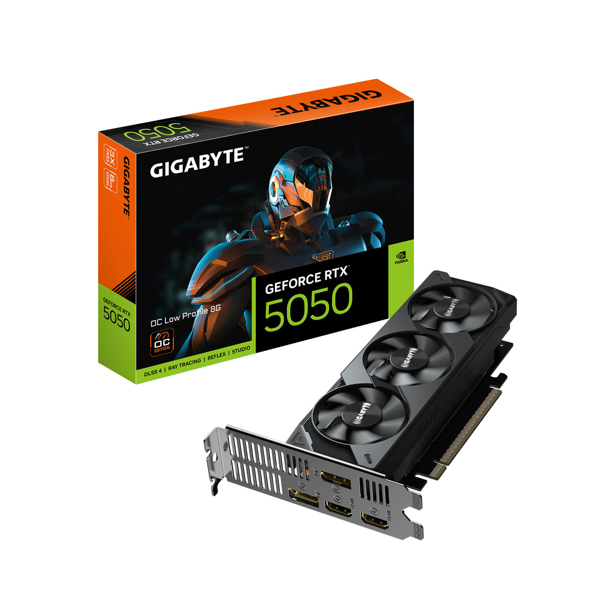 Placa gráfica Gigabyte VGA NVIDIA RTX 5050 OC LP 8G DDR6 - imagem 4