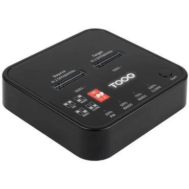 Caixa para Disco Tooq DockStation 2xSSD M.2NVMe PCIe USB-C3.2 Clone - imagem 2