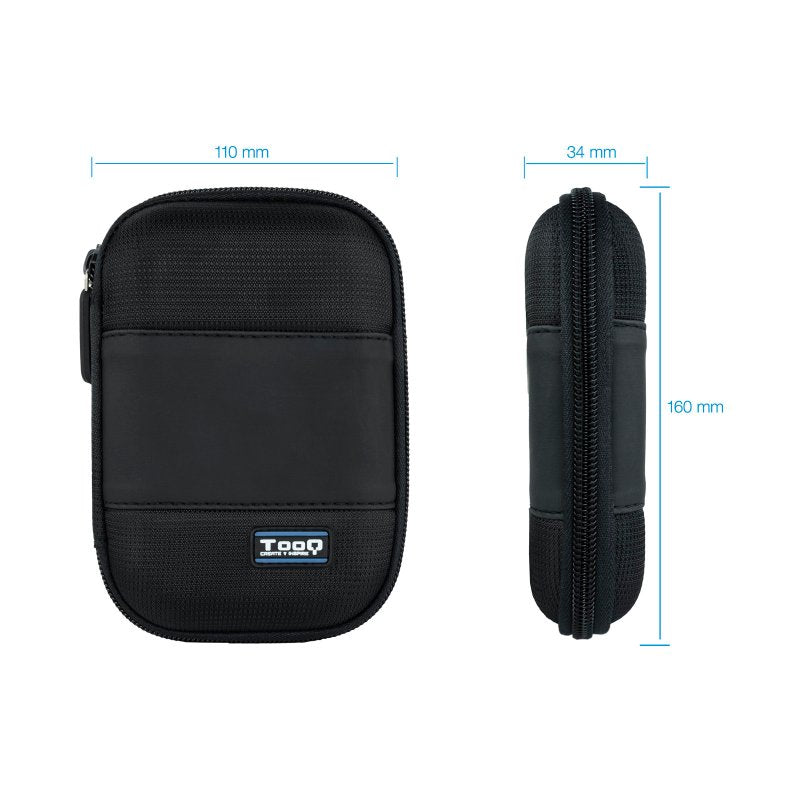 Disco rígido Tooq Bolsa resistente disco duro de 2,5" Preto - imagem 3