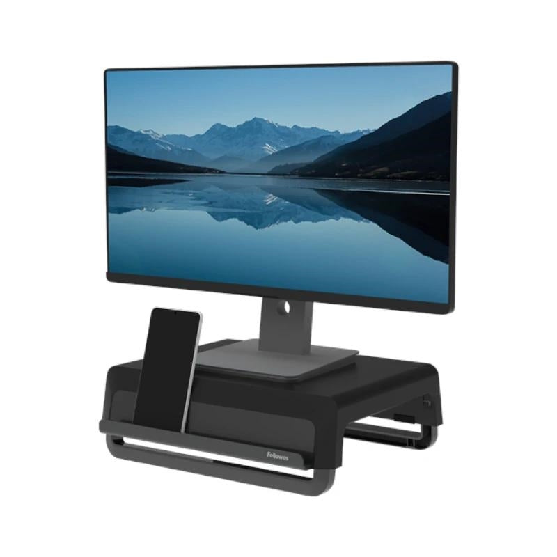 Suporte de Monitor Fellowes elevador monitor BreytaT Preto - imagem 2