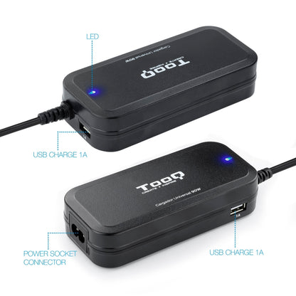 Carregador para Portátil Tooq universal Portátil automático 90w - imagem 4