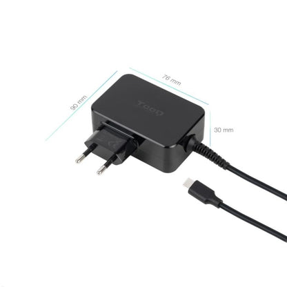 Portátil Tooq Carregador GAN USB-C PD 45W Preto - imagem 2