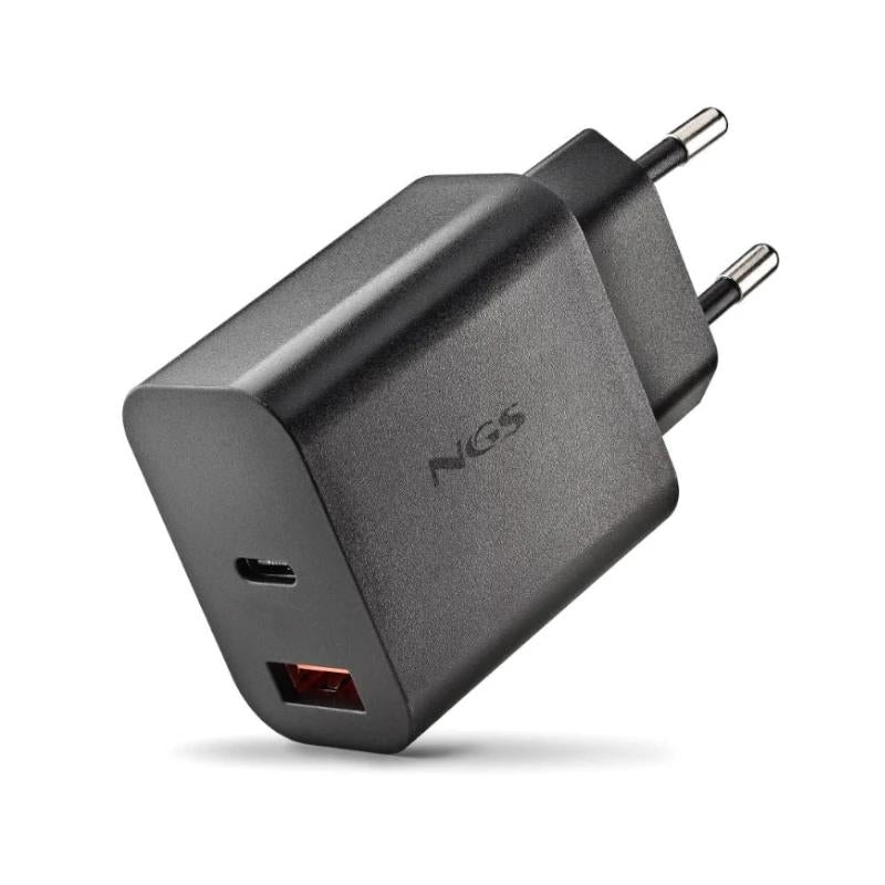 NGS Carregador GAN ULTRARAPIDO 20W USB-C+ USB-A - imagem 2