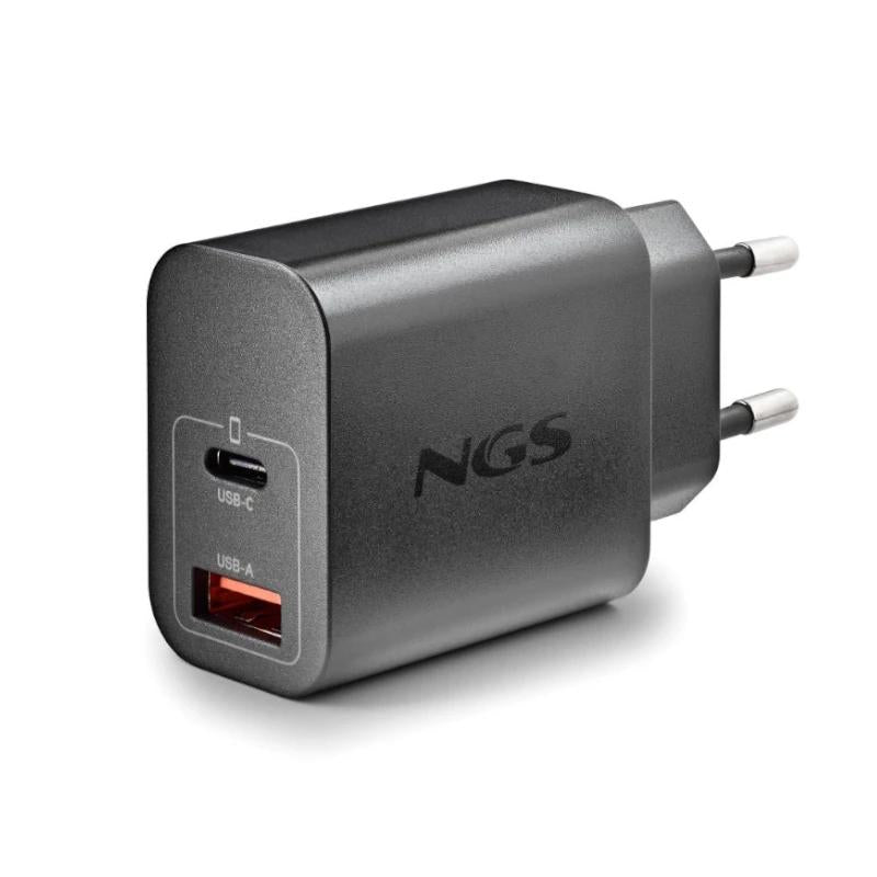 NGS Carregador GAN ULTRARAPIDO 20W USB-C+ USB-A - imagem 3