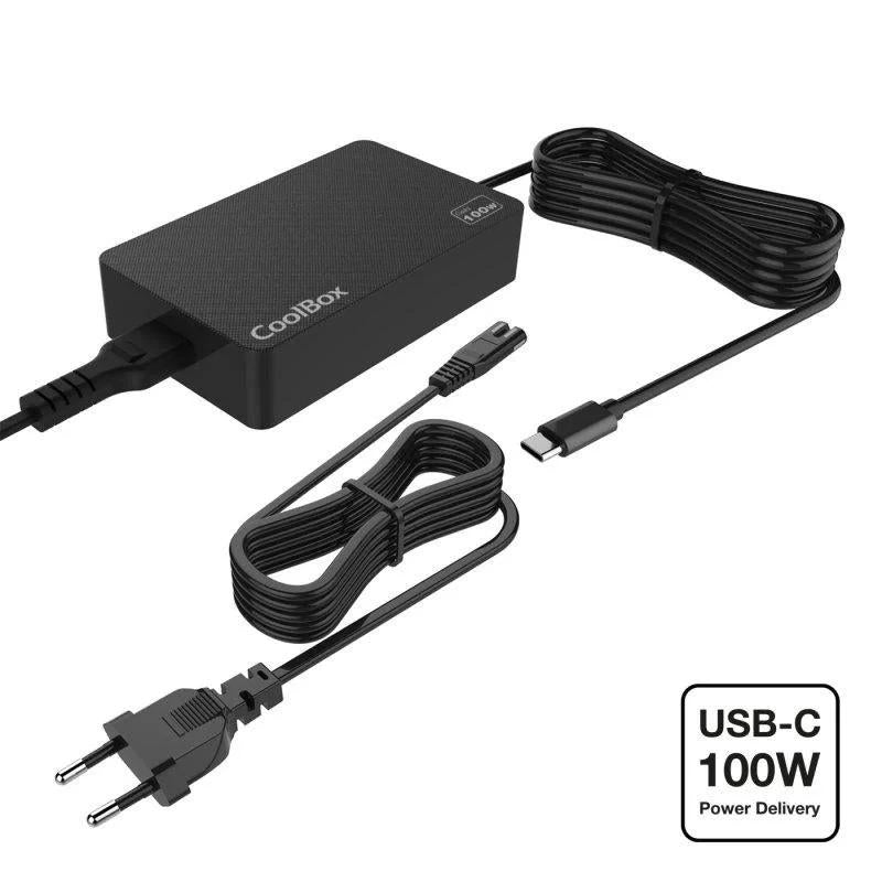 Carregador para Portátil CoolBox GAN USB-C 100W - imagem 2