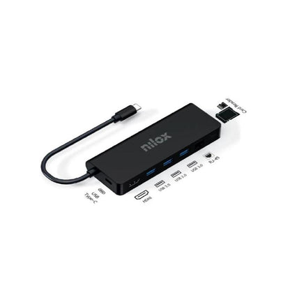 Docking Station Nilox UsbC 8 em 1 Dual 4K 1000Mbps - imagem 2